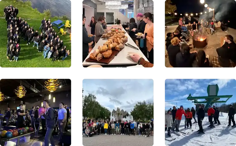 Mappedin Employees Group Photo at Canada's Wonderland